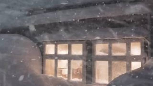 史诗级的暴风雪，巨大风雪声，可以放松睡眠的氛围 #白噪音 #助眠声音 #助眠视频 #解压助眠 #治愈