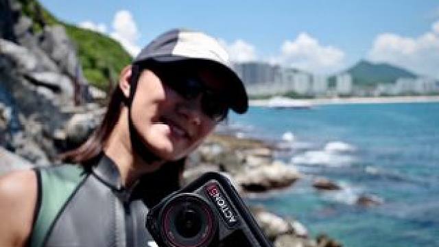 一分钟带你了解大疆Action 5 Pro  陪我潜水 骑车的好搭子运动相机 #大疆Action5P