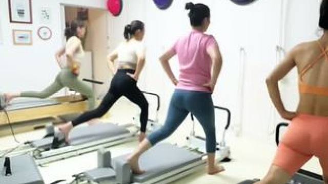 60分钟普拉提核心床让你5分钟看完，喜欢记得点赞收藏哦，喜欢口令讲解版的亲们，下方评论区留言告诉我哦