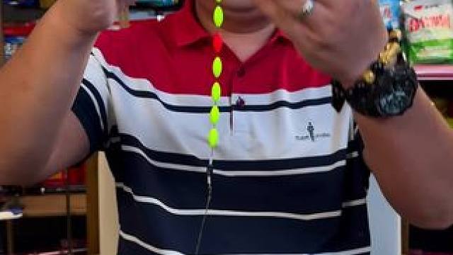 短子线大力马七星漂主线 这是一款可以跟大鱼拔河的大力马七星漂主线，搭配的是短子线，灵敏度更高。#大力