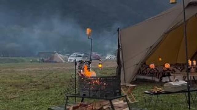 灯要多，火要旺 #治愈系慢生活 #露营报告