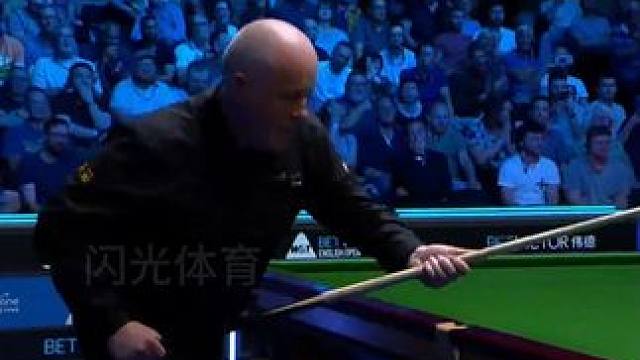 49岁的希金斯打出职业生涯第1000杆过百 闪光 #斯诺克