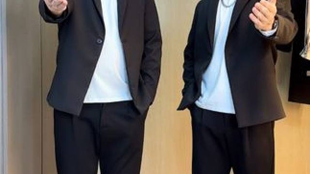 #胖男生穿搭   #显瘦穿搭   #休闲西服#穿出高级感