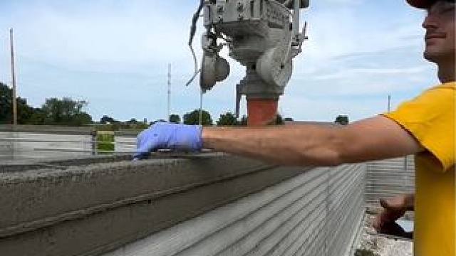 德国3D打印施工墙体工艺！#施工工艺 #施工现场实拍 #能工巧匠