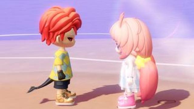 一直走，我陪你 去看日落的橘子海，去捉飞舞的萤火虫#梦想家园手游 #泡泡玛特梦想家园 #泡泡玛特 #