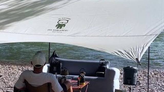 远离无效社交，走进大自然，我觉得露营是疲惫生活最好的解药。 #户外露营 #远离城市喧嚣 #治愈系风景