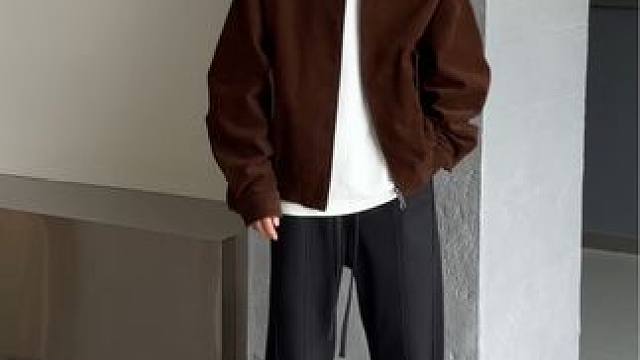 灯芯绒洗水真的好看 #男生穿搭