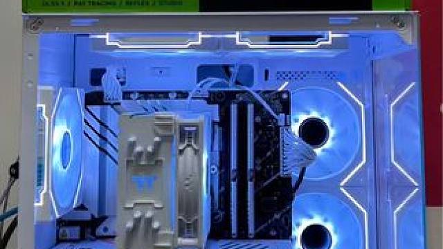 I5 12600KF➕4060TI预算6K纯白游戏海景房 #diy电脑 上海实体店组装电脑，上海买电