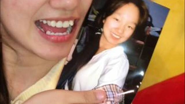 和自己合影留念 