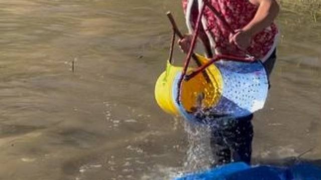 #户外捕鱼 #好多鱼