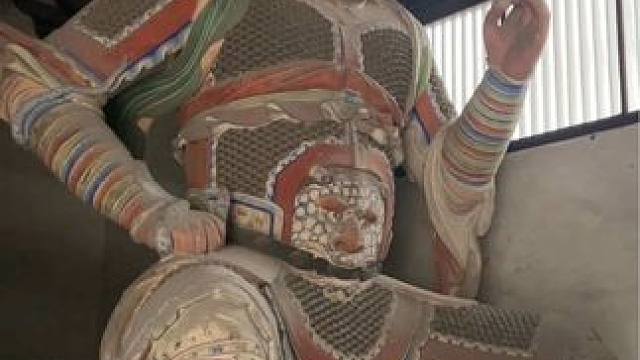 大同善化寺四大天王 善化寺的山门是金代初年的大型官式建筑，是现存最古老的金代建筑之一，更是我国屈指可