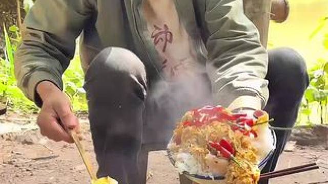 #农村美食 #好吃到停不下来 包菜炒鸡蛋太好吃啦