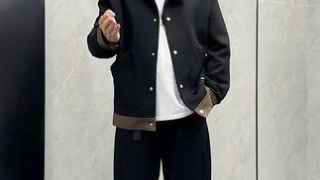 #胖男生穿搭  #显瘦穿搭  #休闲夹克 #品质男装