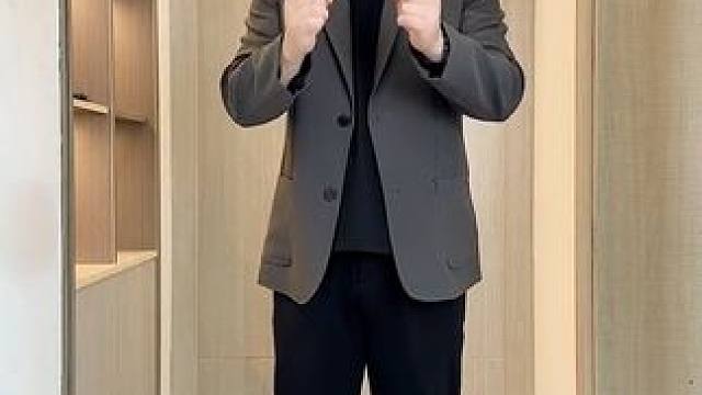 #胖男生穿搭   #显瘦穿搭   #气质轻熟风#休闲西装
