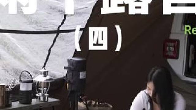 雨中露营（四）#露营 #解压 #助眠 #萌宠 #户外露营