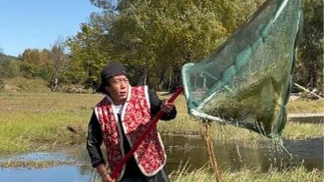 #户外捕鱼 #好大一条鱼