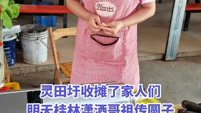 灵田圩下班了桂林潇洒哥祖传圆子