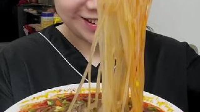 #纯手工红薯粉条 #爆辣 #红薯粉