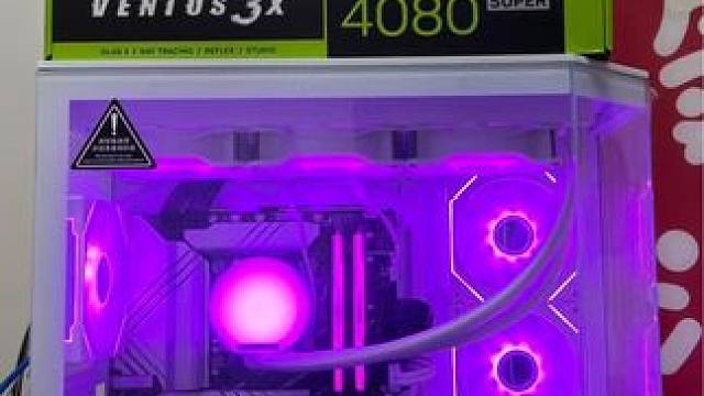 I9 14900KF➕4080S白紫海景房 生产力渲染机 #diy电脑 上海买电脑，Diy电脑，实体