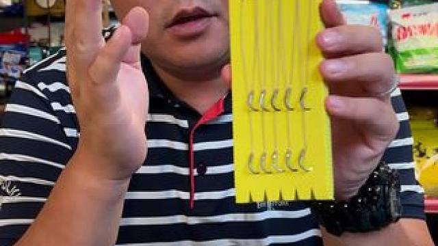 放缠绕大力马子线双钩 专钓大草鱼、大青鱼、大鲢鳙的大力马子线双钩。#大力马子线双钩 #大力马子线 #