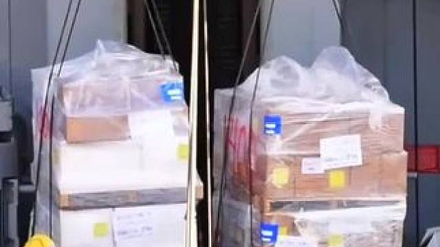 #航空母舰 上的补给行动#军迷发烧友 #军事迷