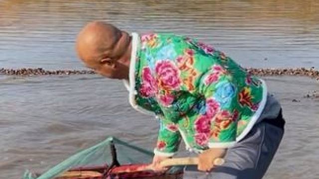 #户外捕鱼 #好大一条鱼