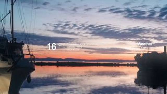 我想 我们应该在这样的傍晚见面 散步聊天