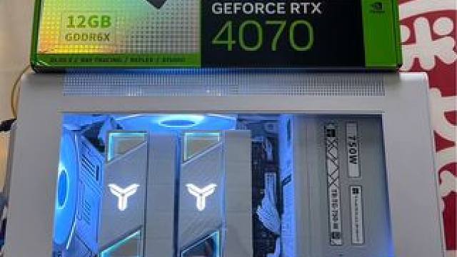 I7 13700KF➕4070纯白提手小机箱游戏小主机 #diy电脑 上海组装电脑，DIY电脑，实体