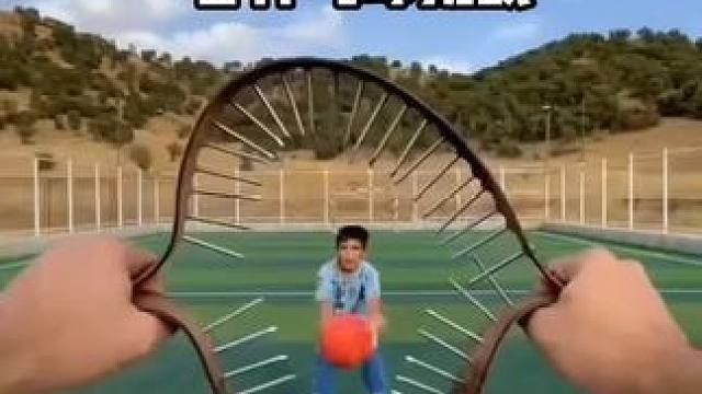 挑战接各种气球，安全很重要的 