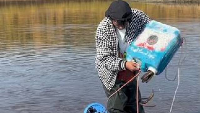 #户外捕鱼 #好多鱼