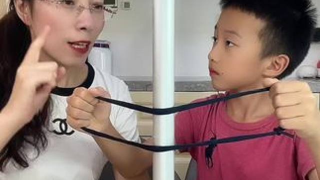 #亲子互动 #万万没想到 #母子日常 怎么绕出来的？？我眼花了吗？？？