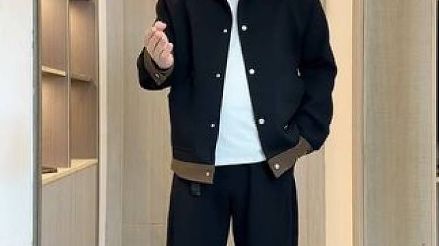 #胖男生穿搭    #秋季穿搭   #休闲夹克 #品质男装
