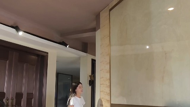 章子怡同款别墅豪宅玉石系统偏轴门