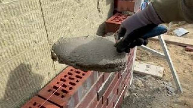 来自德国的砌砖施工工艺！#施工工艺 #能工巧匠 #砌墙