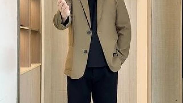 #胖男生穿搭   #轻熟穿搭   #休闲西装