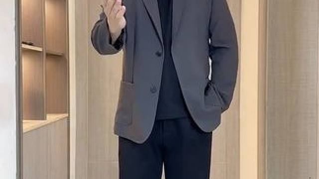 #微胖穿搭   #气质轻熟风   #休闲西装   #品质男装