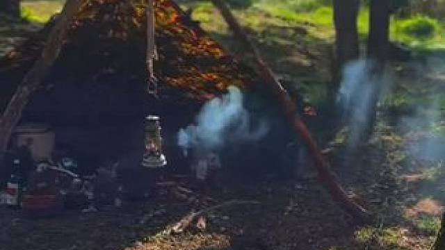 一块布就是一个户外小窝 #露营报告