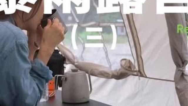 暴雨露营（三）好大的雨，整个人都潮潮的，感觉自己像从水里捞出来的一样。。。#露营 #解压 #助眠 #