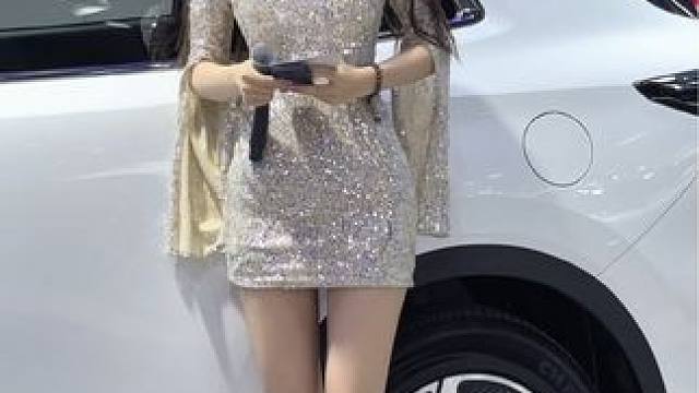 车展主持 来现场偶遇#车展现场