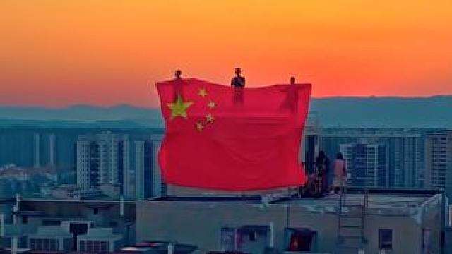 国庆75周年张家界超燃转场，让我看看你的国庆转场 #国庆超燃转场 #五星红旗你是我的骄傲 #如果有信