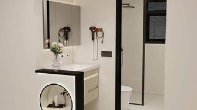 一整个惊艳住了✨年轻人着迷的现代简约浴室|||浪漫生话的记录者 #装修 #装修避坑 #装修设计 #装