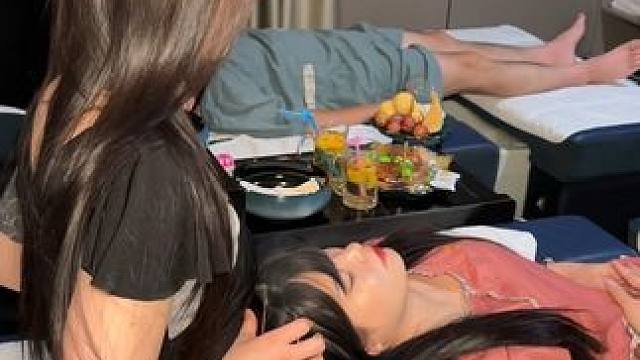 下班放松来两仪足道。#影院式SPA#柳州按摩推荐#足浴