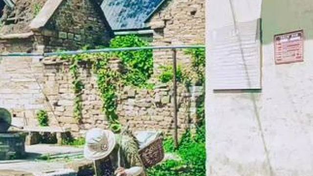 #农村生活 #老家在山区#莱芜篇（141）中法山村。一曲红尘咏岁华，浮云看淡无痕去；众里寻他千百度，