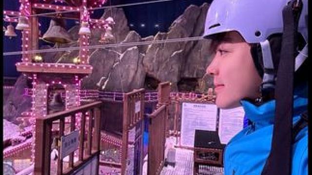 十一去哪玩？不如一起提前过冬 #太仓阿尔卑斯国际度假区#滑雪就是要充满passion#这样玩雪也太P