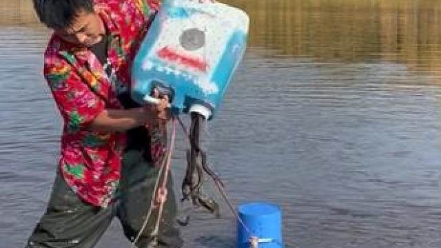 #户外捕鱼 #好多鱼