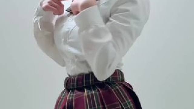 #清纯 #学院风 #反差