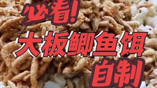 秋冬大板鲫鱼饵，自制很简单 #爆护饵料 #鱼饵制作 #秘制饵料 #鱼饵 #钓鱼饵料