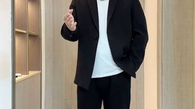 #胖男生穿搭   #气质轻熟风   #休闲西装 #30岁男人打扮