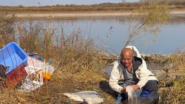 #户外捕鱼 #好大一条鱼