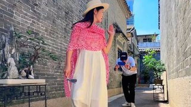 假期出游遇到古街古巷一镜到底这样拍也太美了#拍摄技巧 #拍出电影感 #古街古巷 #古巷子